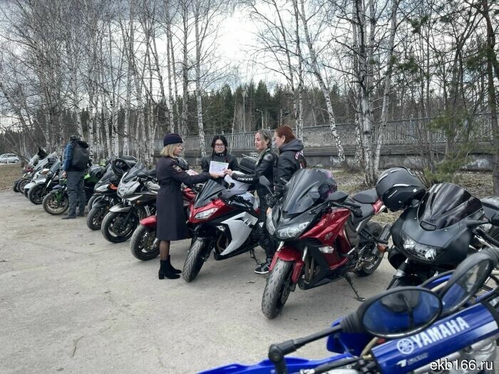 В Свердловской области продолжается сезон открытия мотоциклов (ФОТО)