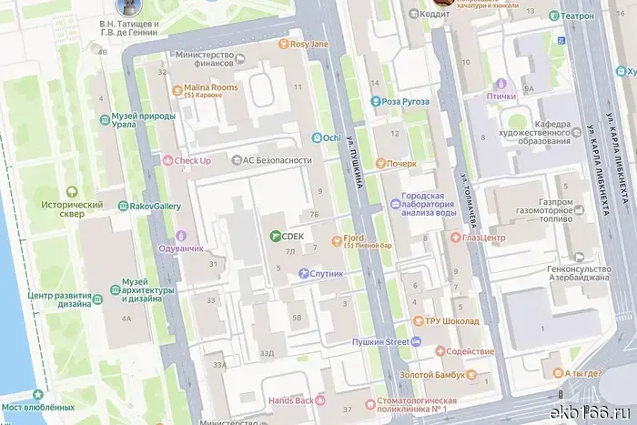 В Екатеринбурге будет создана новая пешеходная улица, напоминающая улицу Вайнера.