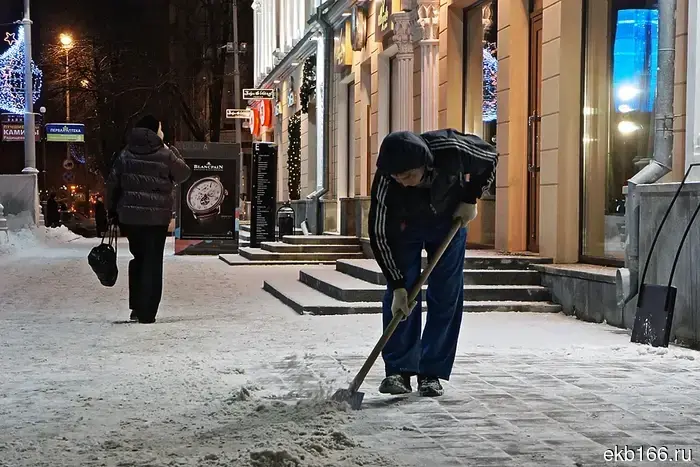On Victory Day, snowfalls occurred in the Sverdlovsk region.