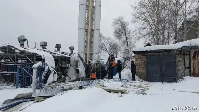 An explosion destroyed the boiler house in the settlement of Teplaya Gora in Perm Krai.