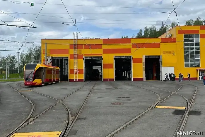The driverless tram will begin testing on the streets of Yekaterinburg.
