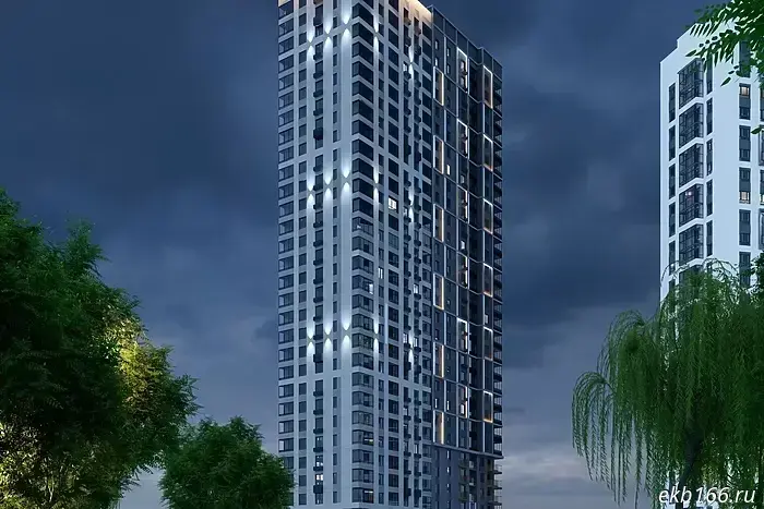 The controversial project for a 34-story "candle" in Botanika has appeared on Dom.rf