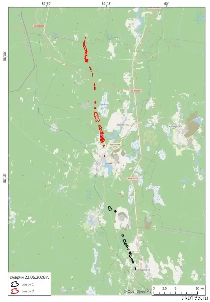 The tornado that brought destruction to Kushva and destroyed more than 710 hectares of forest was a tornado.