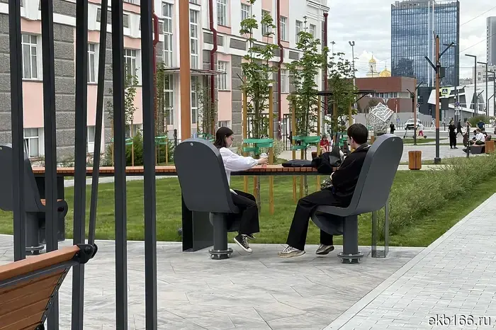 A new square will open in the center of Yekaterinburg.