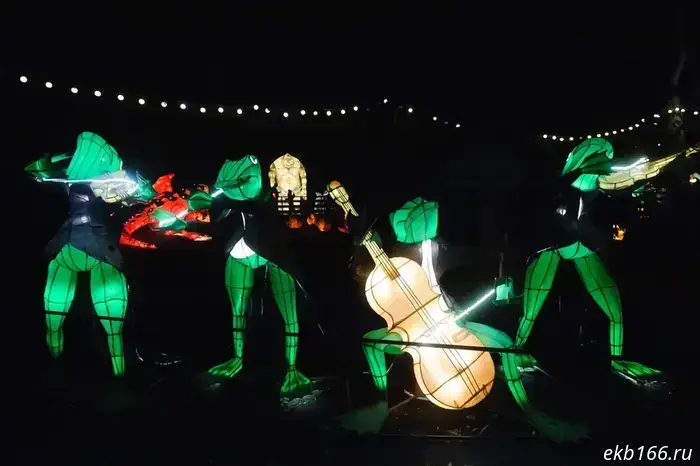 The "Kingdom of Magical Lights" festival opened in Mayakovsky Park. Photo report.