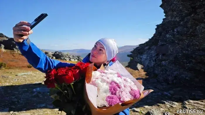 A woman in Russia walked 2,300 kilometers alone in 120 days.