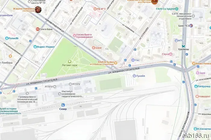 На карте Екатеринбурга появился новый зеленый уголок.