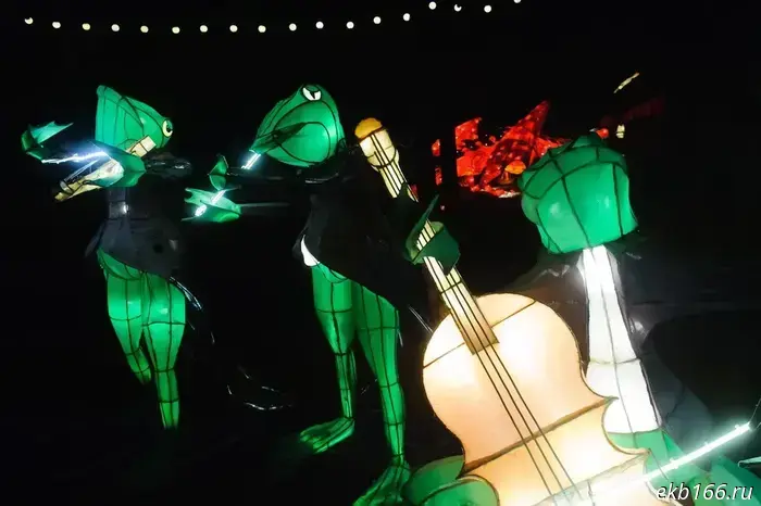 The "Kingdom of Magical Lights" festival opened in Mayakovsky Park. Photo report.