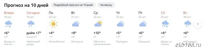 В ближайшее время Свердловскую область ожидают снег и дождь.