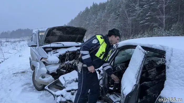 A terrible fatal accident occurred on the Sverdlovsk highway.