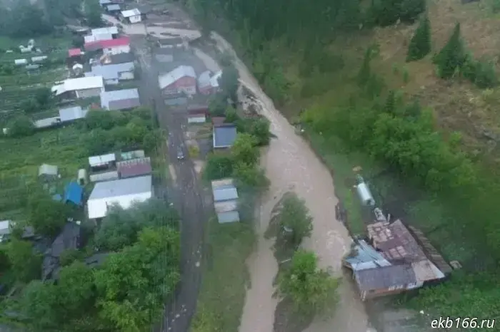 Flooding threatens the Sverdlovsk region