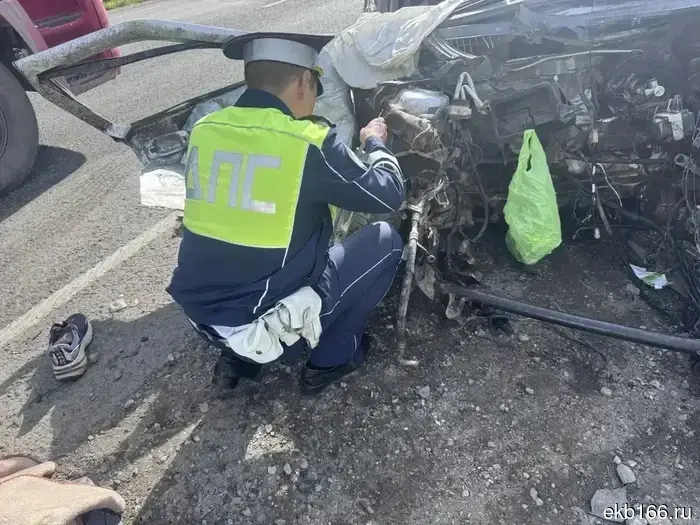A passenger in a "Priora" died in a collision with a truck on the Yekaterinburg - Kurgan highway.