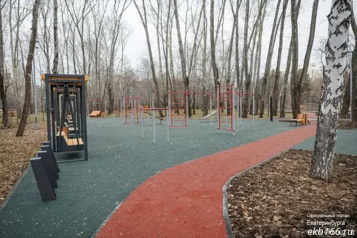 Мэру Екатеринбурга продемонстрировали процесс благоустройства парка, за который отдали голоса жители.