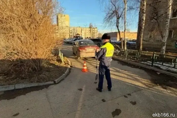 A two-year-old boy on a scooter was hit by a car in Yekaterinburg.