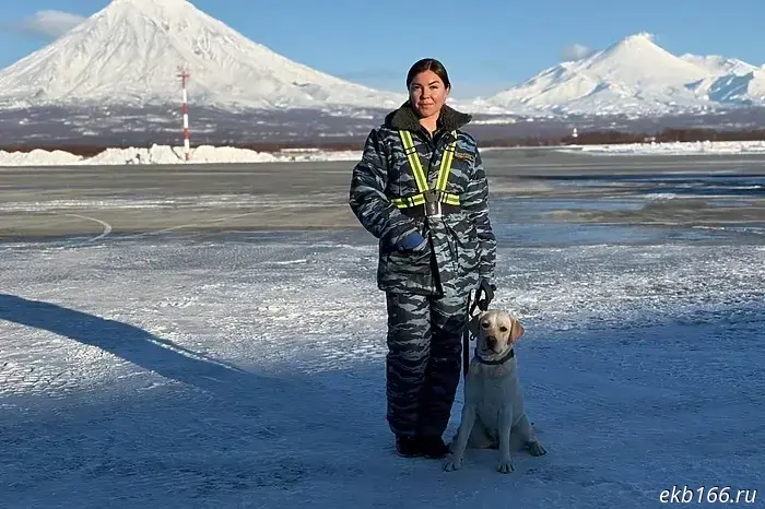 A dog raised in Yekaterinburg set off to work at the edge of the world.