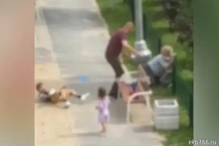 An Ekaterinburg resident hit his grandmother at the playground.