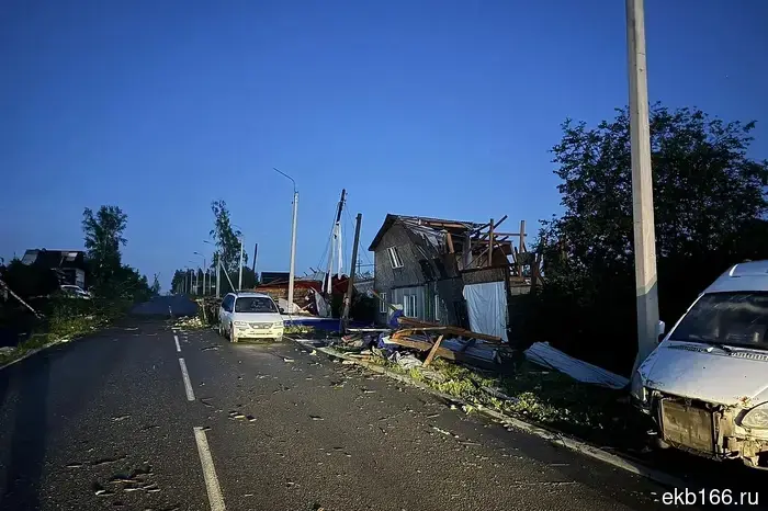 The tornado in the Sverdlovsk region has become the strongest in decades.