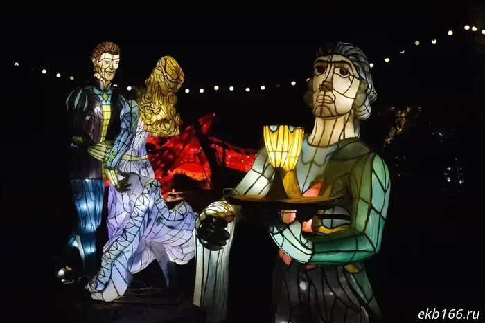 The "Kingdom of Magical Lights" festival opened in Mayakovsky Park. Photo report.