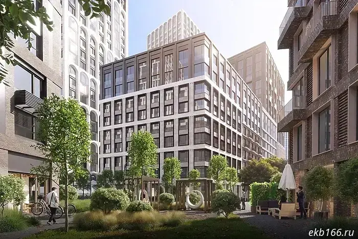 «Тихий центр». В Екатеринбурге начинается заливка фундамента для ещё одного нового жилого комплекса.