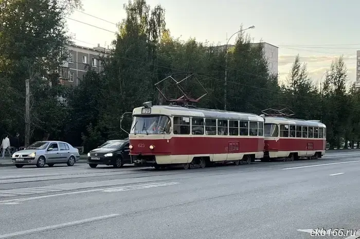 В Екатеринбурге семь трамваев изменяют свои маршруты.