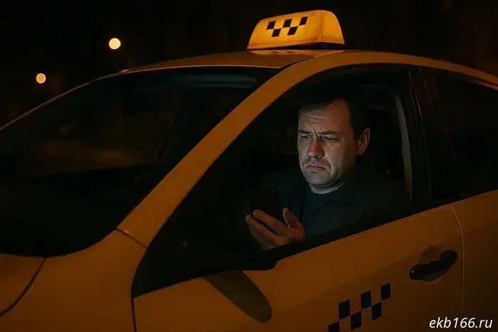 In Yekaterinburg, taxi drivers are experiencing difficulties working at night due to mobile internet outages.
