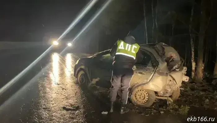 An eighteen-year-old girl who had come from Yekaterinburg to spend the holidays was killed in a car crash near Alapayevsk.