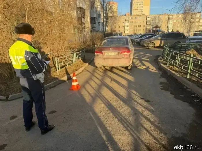 A two-year-old boy on a scooter was hit by a car in Yekaterinburg.